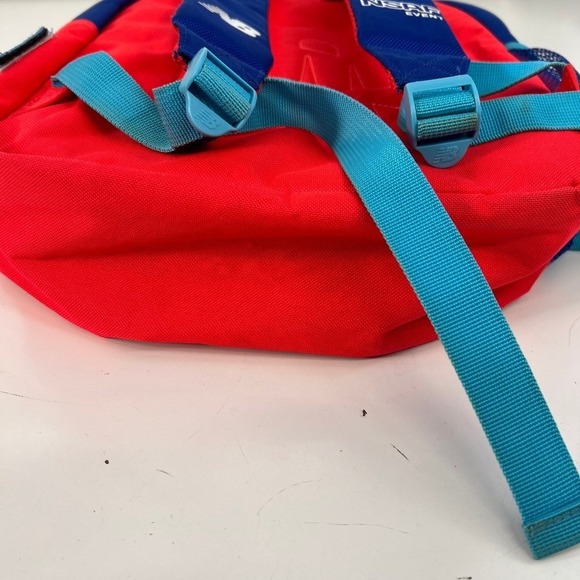 New Balance Relay Event Backpack Red Blue Youth Kids School Bag - Picture 7 of 9